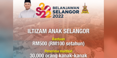 Permohonan ILTIZAM Anak Selangor 2022 (Caruman Anak Baru Lahir RM100)
