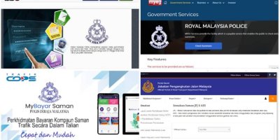 Cara Check Saman Polis, JPJ & AES Secara Online Atau SMS