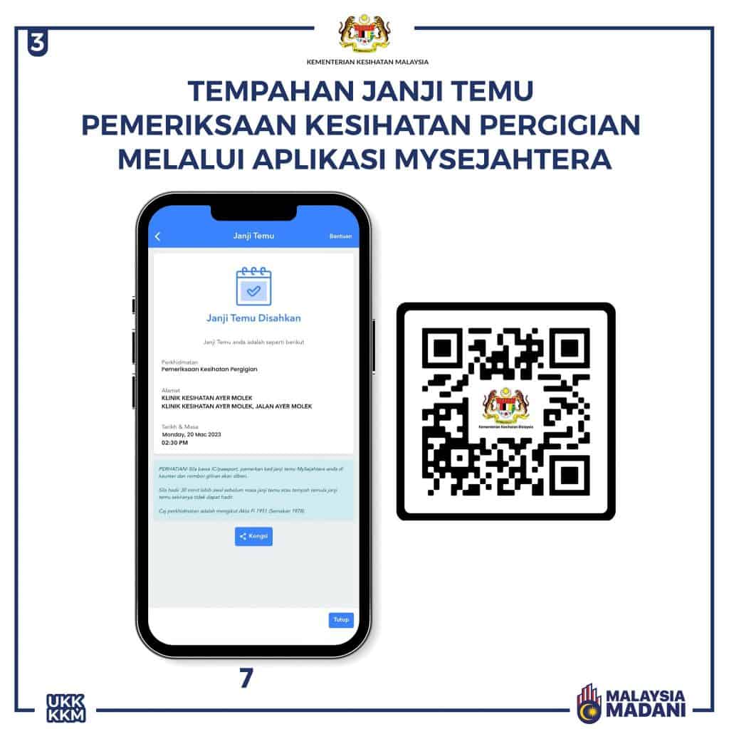 temujanji klinik gigi